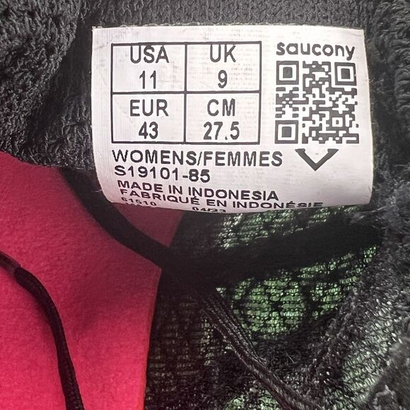 Saucony Terminal VT Cleats Women's 11 Black Vizi Distance Track Spikes S19101-85 - Picture 17 of 17